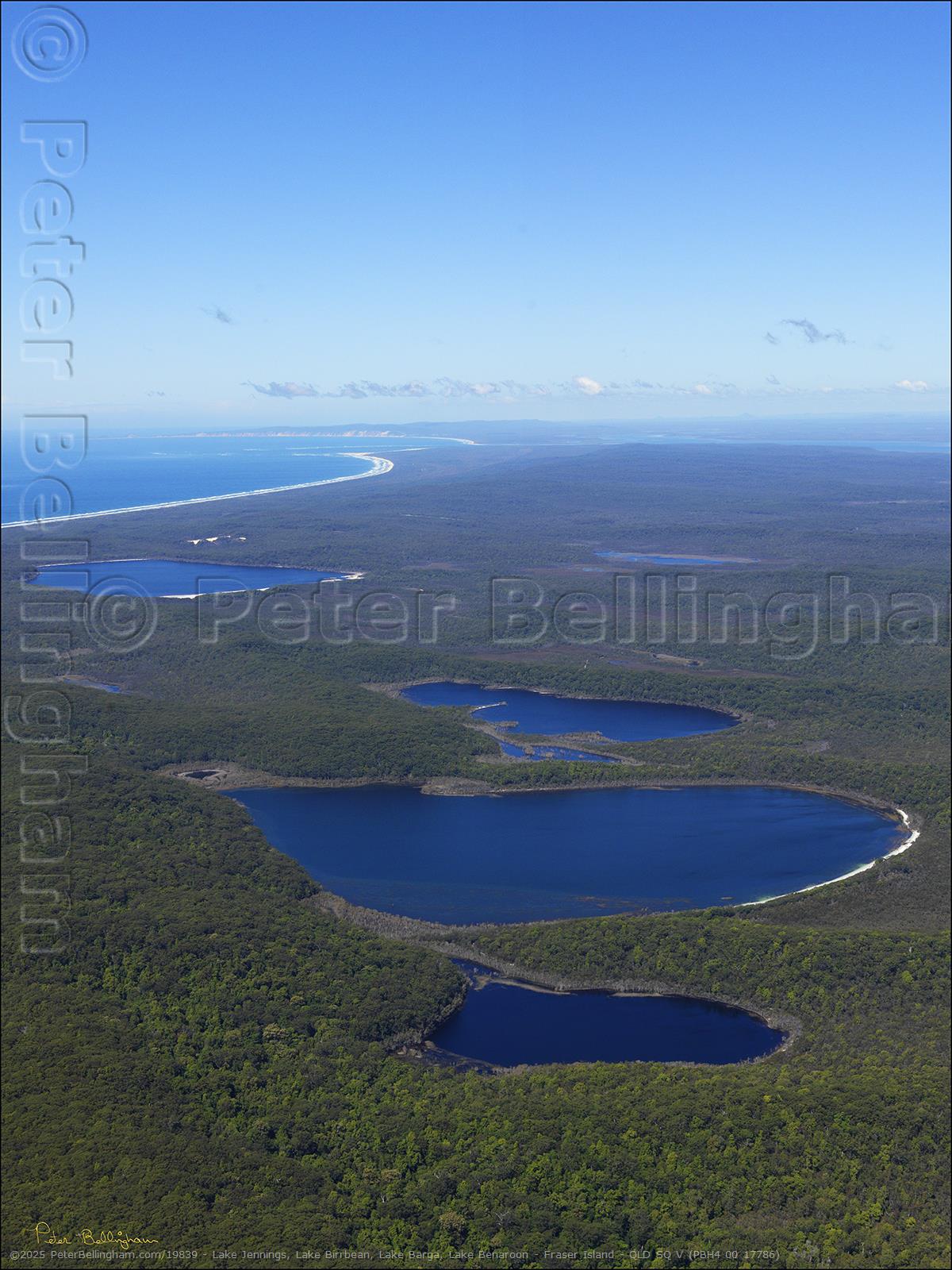 Peter Bellingham Photography Lake Jennings, Lake Birrbean, Lake Barga, Lake Benaroon - Fraser Island - QLD SQ V (PBH4 00 17786)
